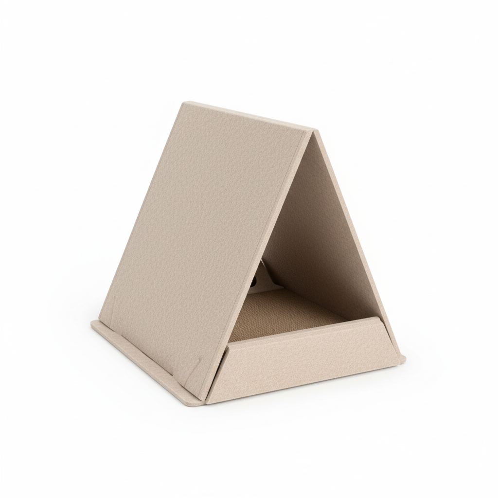 Lyveo FELINI Home Tent - Katzen Kratzhaus aus Filz mit wechselbarer Kratzpappe