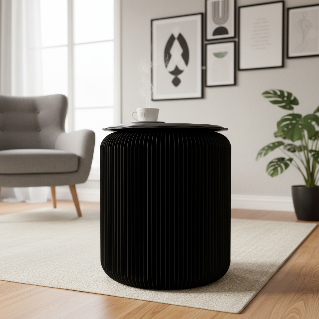 Lyveo PAPLI Papierhocker aus Papier - Faltbar