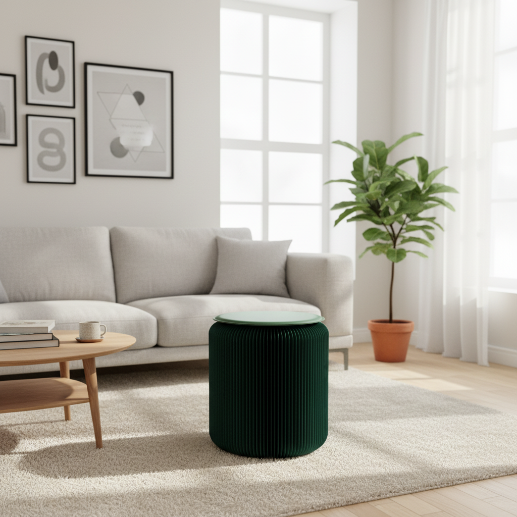 Lyveo PAPLI Papierhocker aus Papier - Faltbar