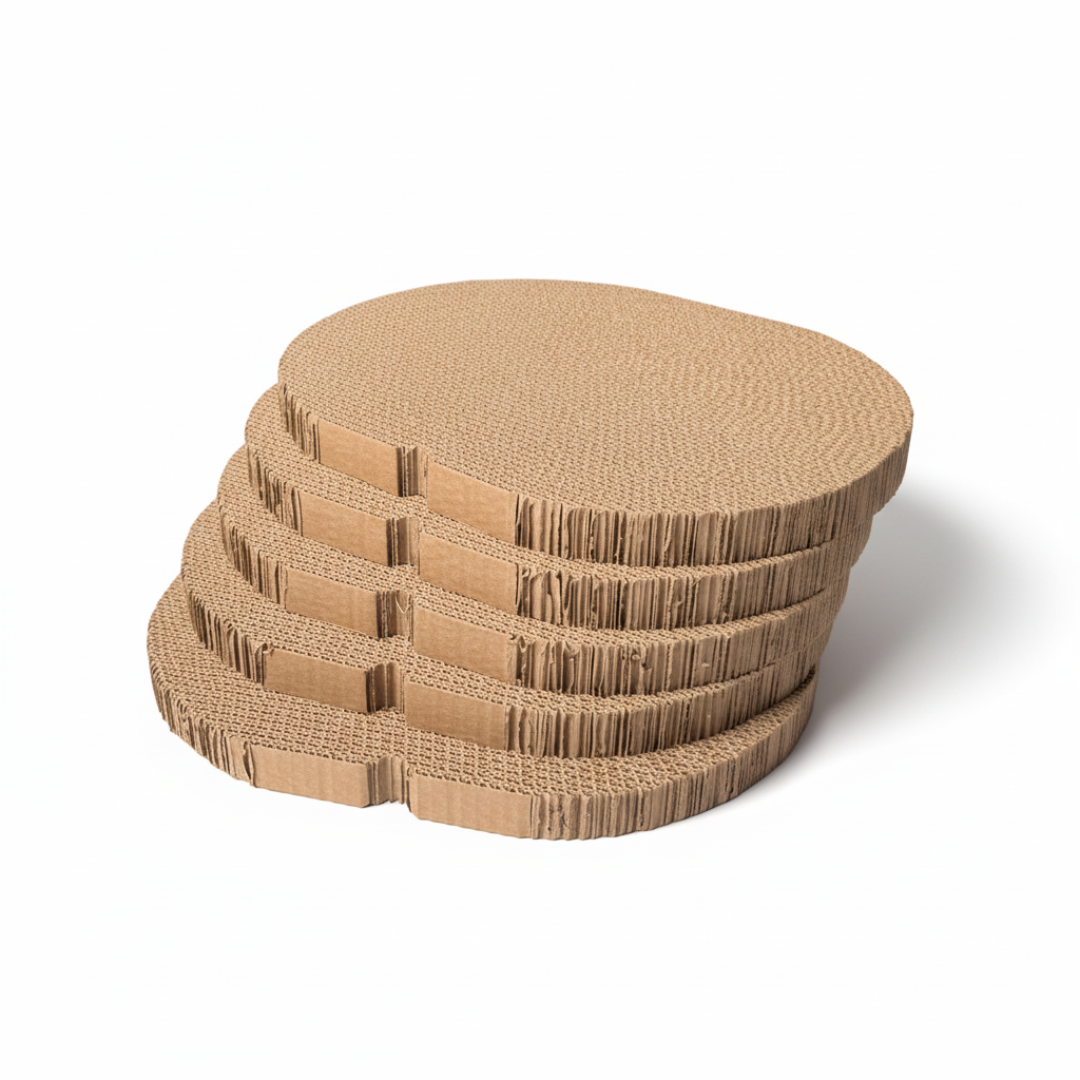 Lyveo SCRAPLI PAD - Ovale Premium Ersatzkratzpappe 5er Set