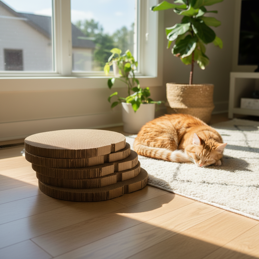 Lyveo SCRAPLI PAD - Ovale Premium Ersatzkratzpappe 5er Set