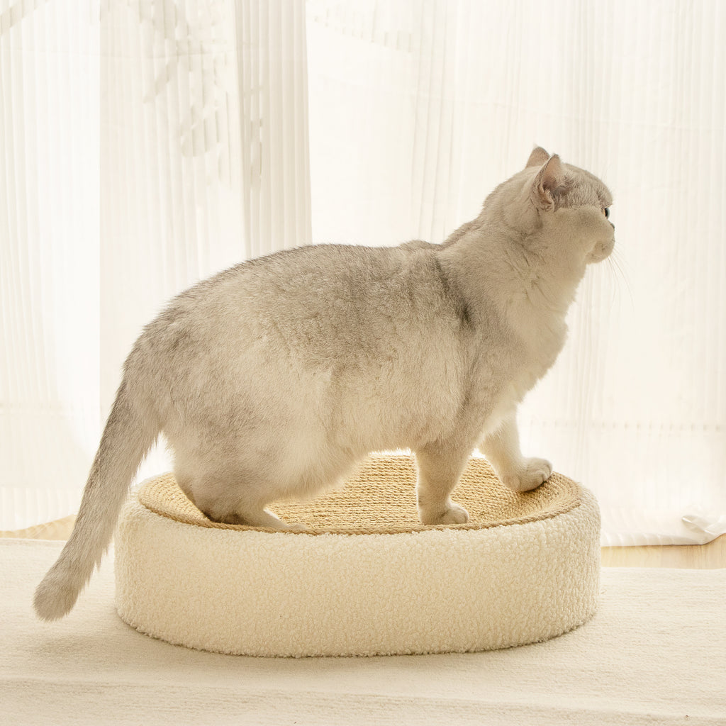 Lyveo Sisali Oval - Designer Katzenbett mit Sisal Liegefläche