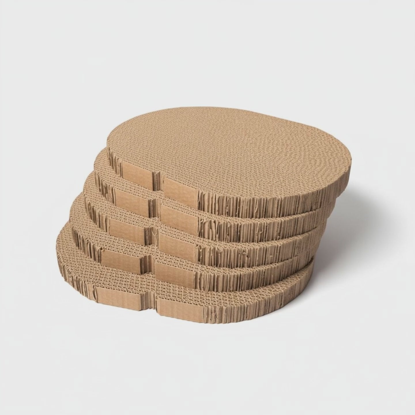 Lyveo SCRAPLI PAD - Ovale Premium Ersatzkratzpappe 5er Set